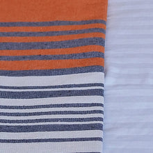 Load image into Gallery viewer, HANDWOVEN THROW BLANKET – COPPER