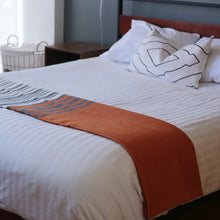 Load image into Gallery viewer, HANDWOVEN THROW BLANKET – COPPER